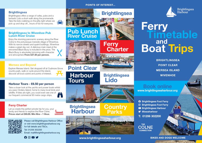 2022 Foot Ferry Timetable