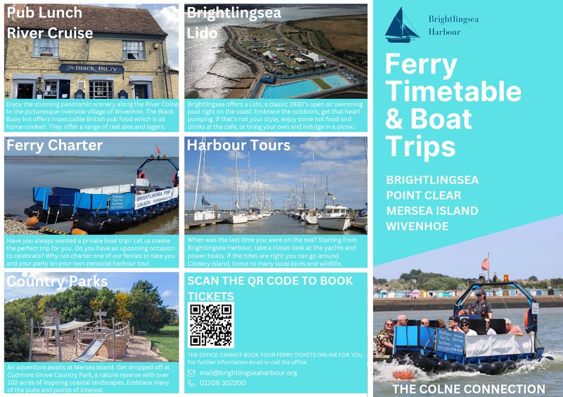 2023 Foot Ferry Timetable front